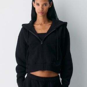 TNA Cozy Sweatfleece Boyfriend Boxy Zip Hoodie